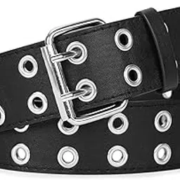 palay Gothic Leather Waist Belt Punk Rock Grommet Belt for Jeans Party Body Jewelry Accessories for Women and Girls-picture-21