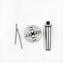 4-Jaw Self-Centering Chuck M14x1 Thread with Drawbar for Lathe, CNC, Drill Press, Milling Machine (50MM CHUCK & MT1 DRAWBAR)-picture-15