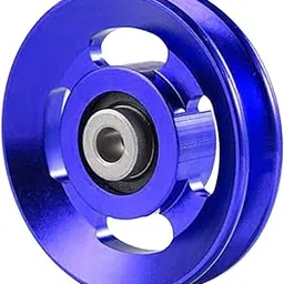 Merishopp Bearing Pulley Wheel Universal Aluminium Alloy Pulley for Exercise Accessory 88mm Blue-picture-39