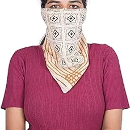 Unisex Cotton Printed Face Cover Scarf Breathable, Washable & Multi-Purpose Head/Neck Wrap-picture-40