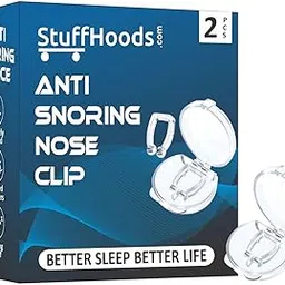 StuffHoods Snoring Stopper for Men Sleep Clips with Adjustable Magnet Snoring Stopper for Women Anti Snoring Devices for Men Nose Clip Nasal Strip Effective to Relieve Snoring (Nose Clip) (Pack of 2)-picture-43