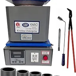 OMS 2KG PREMIUM GOLD MELTING MACHINE COMPACT ITALIAN MODEL FOR GOLD AND SILVER, JEWELLERY MELTING MACHINE, ELECTRIC FURNACE MACHINE -1200 DEGREE MAXIMUM TEMPRATURE Silver Melting Machine Alluminium-picture-14