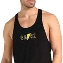 Round Neck Big Armhole Gym Stringer Vest for Men(Gym_vest3)-picture-38
