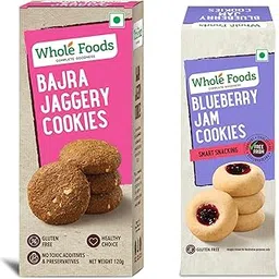 Whole Foods Gluten Free Cookies Combos |Blue Berry Cooki| Jaggery | Pack of 2-picture-58