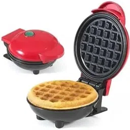 Mini Round Waffle Maker Non Stick Coating Small Cakes Paninis Belgian Retro Maker Classic Wafers Pancake Machine-picture-61