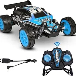 KIPA GAMING Remote Control Racing Car, 1:20 Scale RC Buggy, High-Speed Off-Road Vehicle with USB Charging (F1 Rider - Blue)-picture-24