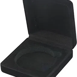 VELURA Challenge Coin Box for Collector Collection Case for Challenge Display Medal Black|1 Velvet Presentation Box|Trinket Boxes| Decorative Collectibles |Collectibles-picture-22