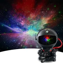 SHJQJJLBCQ Galaxy Projector, Astronaut Light, Star Night Light for Kids, Bedroom, Adult Playroom, Ceiling, Room Decoration-picture-44