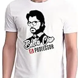 ultrastyle Money Heist Professor Graphic Printed T-Shirt for Men | Regular Fit T-Shirts for Men | Round Neck Men’s Regular Tshirt | Unisex Blend Stylish T-Shirt for Men and Boys-picture-36