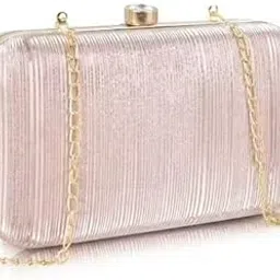 Stylish Pink Clutches For Women Box Shape Clutch for Girls with,clutch_02_parent-picture-51