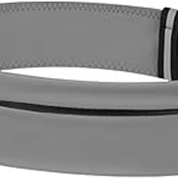 JAZZY PEARLS® Running Belt Fanny Pack Portable Sports Waist Bag for Sports Workout Jogging Grey L-Sporting Goods-Fitness Running & Yoga-Fitness Equipment & Gear-Running Belts-1 Running Belt Waist Pack-image-30