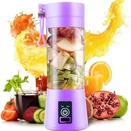 USB Portable Blender & Mini Juicer | Personal Electric Bottle Blender & Mixer | Compact Grinder for Smoothies, Shakes & Juices | Fruit Juicer Machine for Home & Travel-picture-34