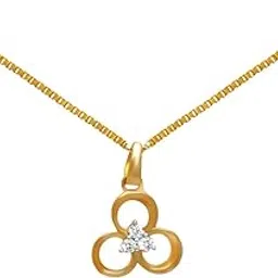 joyalukkas Pride Diamond Collection 18K (750) Yellow Gold and Diamond Pendant-picture-33