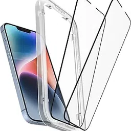 Spigen Alignmaster Tempered Glass Screen Protector Guard For Iphone 14 Plus / 13 Pro Max - 2 Pack for Smartphone-picture-29