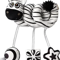 Merishopp Baby Crib Pram Animals Rattle Spiral Stroller Car Seat Pushchair Toy Zebra-image-98