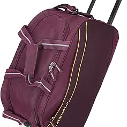 aristocrat Polyester Solid Pattern Delta Dft 52 Hardshell Inlineskatewheel Suitcase/Trolley Bag (Purple, Small), H-31 Centimeters-picture-51