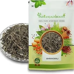 IndianJadiBooti 100% Ayurvedic Edible Bhringraj Dry Leaves For Hair Care/Hair Mask|Eclipta Alba|Kadimulbirt|False Daisy|Bhangra Bringraj 250 Grams Pack-picture-19