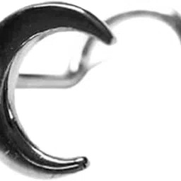 Moon Shape High Polish Regular Wear Nosepin Pure 925 Sterling Silver Nosepin Chandi ki Nosepin | Gift For Her and Him For Girls and Women-image-81