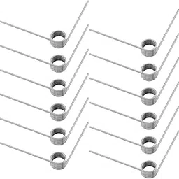 DGHAOP 10pcs Stainless Steel Small Torsion Spring 50mm 90 Degree Torsional Spring for Tools Maintenance and Carpentry DIY-picture-23
