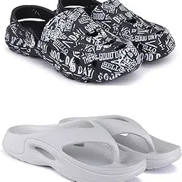 pampy angel Combo Pack of 2 Slipper/Flip Flops/Slides/Clogs/Sandals for Men (Cl-Guday Vs V-600)-picture-39