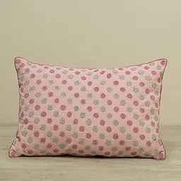 PURE HOME + LIVING Pink Embroidered Cotton Cushion Cover-picture-21