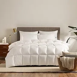 Serta Down Illusion Extra Warmth Hypoallergenic Down Alternative Comforter with Corner Loops, Full/Queen, White-picture-15