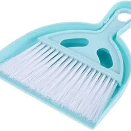 Tinkpin Mini Broom with Dustpan Mini Dustpan and Brush Set, Hand Broom Cleaning Tool for Table, Desk, Car Kitchen & Animal Waste Dusting (Multicolor Pack of 1)-image-2