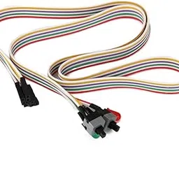 ATX PC Computer Motherboard Power Cable 2 Switch On/Off/Reset with LED Light-picture-47