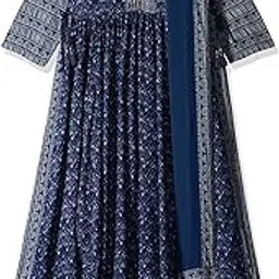 biba Women Rayon Straight Printed Suit Set-picture-54