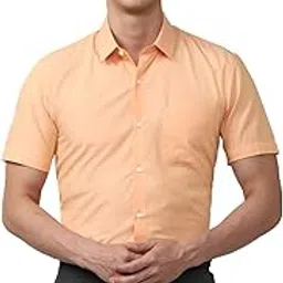 Peter England Men's Cotton Printed Slim Fit Shirt-picture-25
