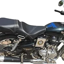 Sahara Seats Compatible with Bullet/Electra 350/500 Split Complete Seat Assembly (Black)-image-37