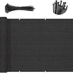 Zyvola Outdoor Privacy Screen: Waterproof Shade Cloth for Balcony, Patio, & Garden - Secure with Cable Ties-image-88