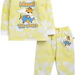 bumzee Boys Cotton Full Sleeves T-Shirt & Pyjama Set (Peb10384391)-picture-15