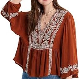 anni designer Women's Embroidered Oversized Fit Top-picture-36