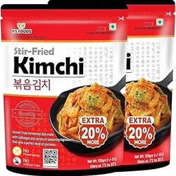ks foods Kimchi Mild Combo (2 x 130g) | Fermented Cabbage | Vegan & Probiotic | Gluten-Free | Spicy Korean Side Dish | Ready to Eat | No Preservatives | Korean Pickle | Authentic Kimchi for Ramen, Rice & Meals-picture-19