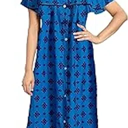 kavya Women's Cotton Printed Maxi Nighty-picture-36