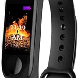 Exxelo M3 Fitness Band for Unisex with Heart Rate Sensor Smart Wristband image 1
