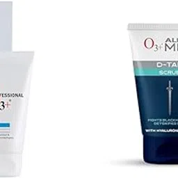 O3+ Milk Scrub Enriched with Macadamia Nuts Extracts for Clean & Bright Complexion & O3+ ALPHA MEN Acno D-TAN Scrub With Hyaluronic & Mint 50g-picture-12