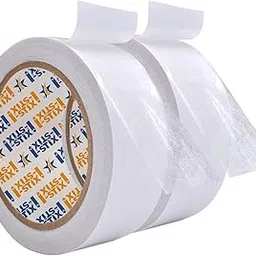 i-stix | Double Side Tissue Tape | 48MM x 20Y | Pack of 2 Rolls Eco-friendly Art and Craft Tape-picture-21