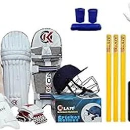 Klapp Full Cricket Kit Combo with SSS Brand Stumps (Size-7(Men)) image 1