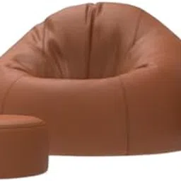 4XL Bean Bag with Footrest and Cushion Ready to Use with Filled Beans Bean Bag Chair for Comfortable and Cozy Seating-picture-27