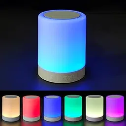 RAGZAN Touch Control Beside Lamp with Bluetooth Speaker-Colors Outdoor Table Lamp with Smart Touch Control for Party/Room.Gifts for Kids/Woman/Man.-picture-17