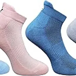 ecosync Socks for Men Combo Pack | Comfortable Cotton Socks for Man & Woman | Bamboo Ankle Length Sports & Gym Wear | Stylish Socks | Men Fashion | Navy Blue, Olive, Light Peach, Sky Blue | Pack of 4-picture-32
