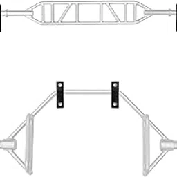 Luwint 2 Pair Barbell Holder Wall Mounted, Premium Horizontal Single Bar Storage Rack-image-5