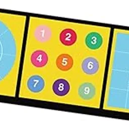 UJEAVETTE Kids Footstep Training Mat Indoor Unique Children Shock Absorption Anti Slip Colorful-image-8