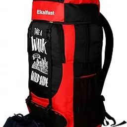 Ekal Fast Bag Travel- Adventure Trekking Bag Rucksack Rucksack - 60 L (Red)-picture-49