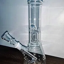 Inara Creation Glass Percolator Ice Bong Transparent - 8 Inch-picture-34