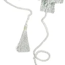 the cool grandmom Adjustable Silver Waist Belt for Women Dresses Beaded Design | Waistband, Belly Chain Kamarband for Ladies Saree-picture-28