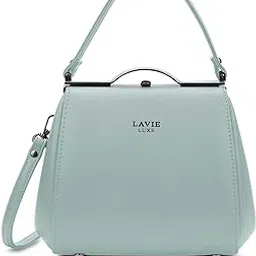 lavie luxe Women's Fluff Frame Satchel Bag | Satchel Handbag for Work | Ladies Purse | Stylish Shoulder Bag | Gift for Women-picture-10