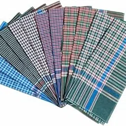Premium 100% Cotton Handkerchiefs for Men & Women ? Soft, Durable, Reusable ? Classic White & Assorted Colors ? Ideal for Daily Use, Gifts, Pocket Square ? Pack of 12-picture-30